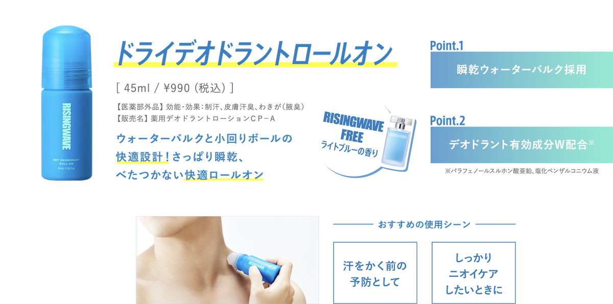 ドライデオドラントロールオン