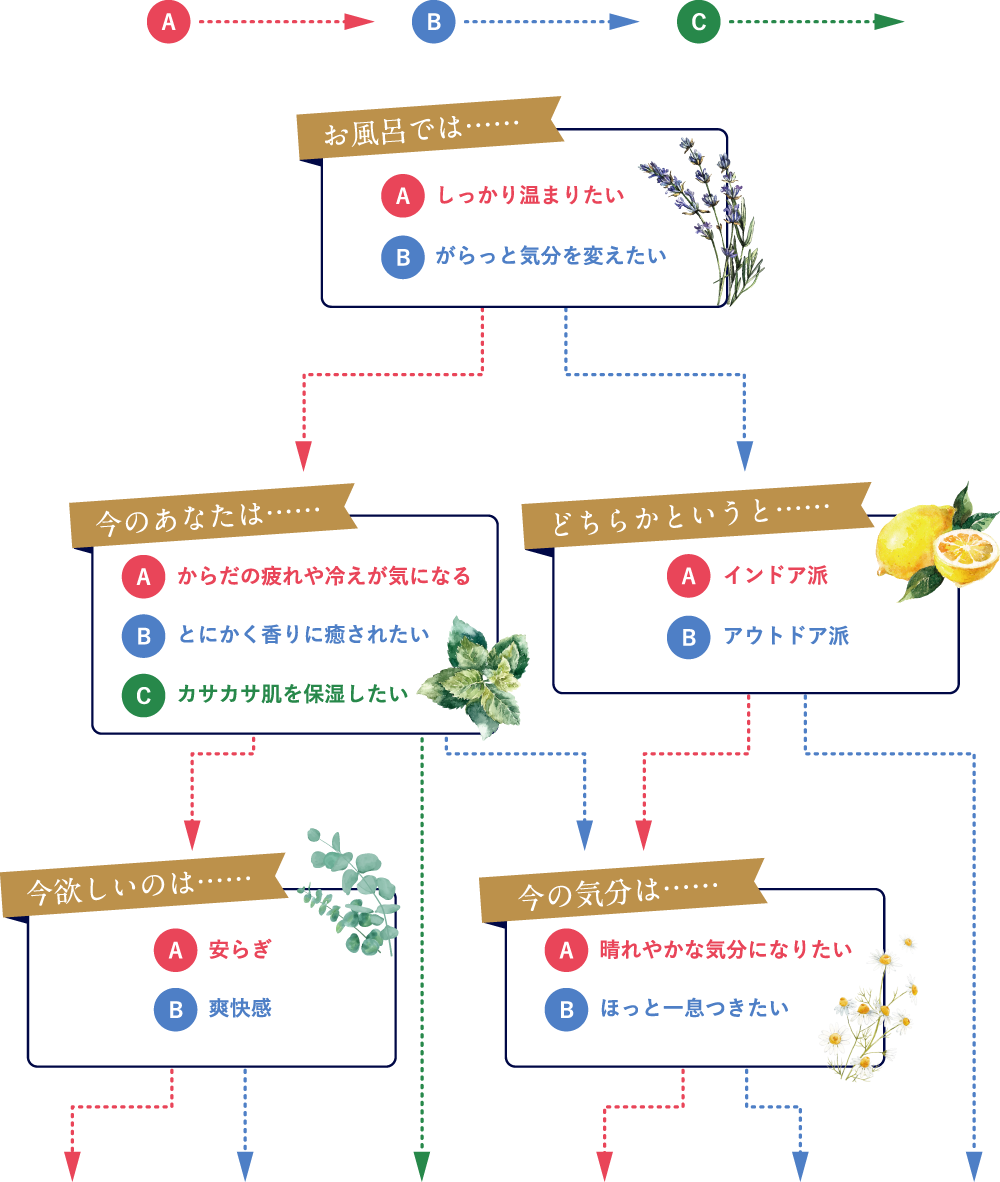 今あなたにぴったりのラインナップをチャートで見つけましょう。